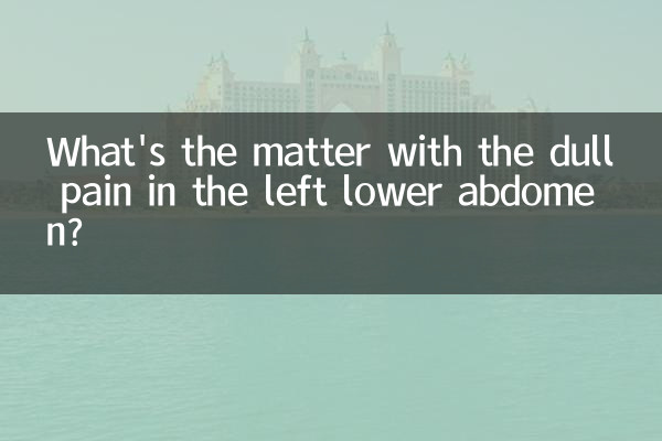 左下腹隐痛怎么回事