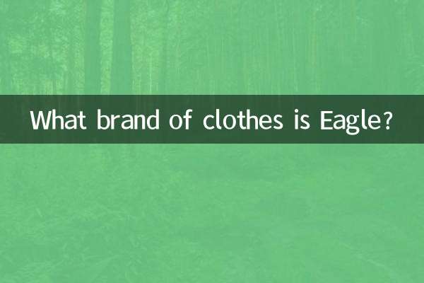 鹰是什么牌子衣服