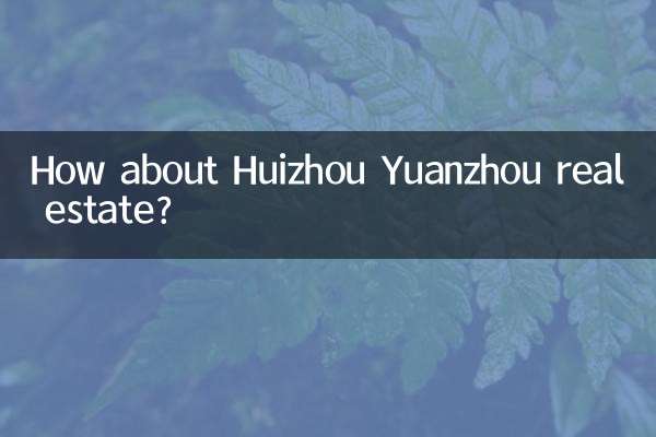 Huizhou Yuanzhou 부동산은 어떻습니까?