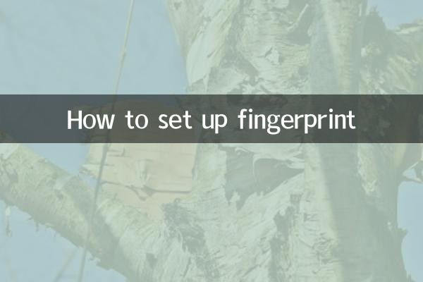 怎么设置指纹