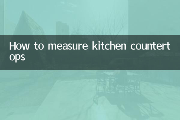 Como medir bancadas de cozinha