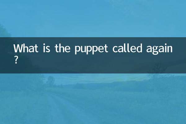 What is the puppet called again?