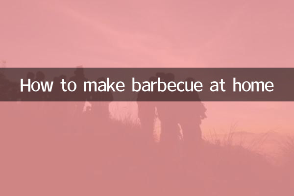 Как приготовить шашлык дома
