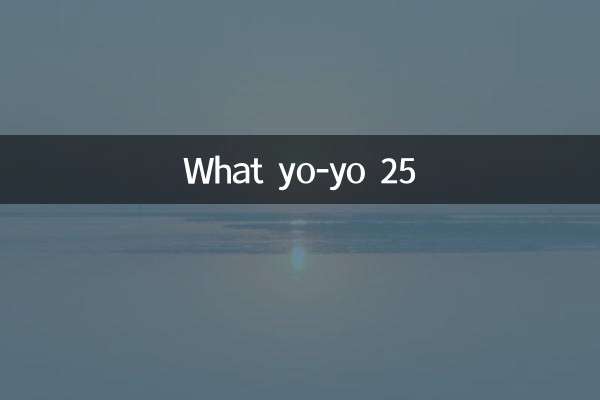 What yo-yo 25