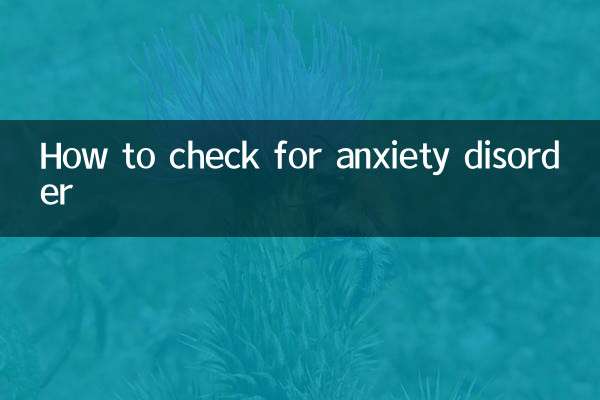 Come verificare il disturbo d'ansia