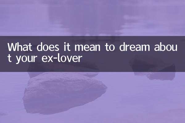 Cosa significa sognare il tuo ex amante