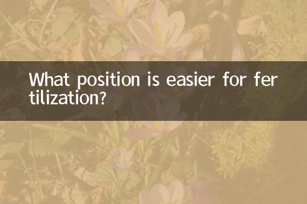 どのような体位が受精しやすいのでしょうか?