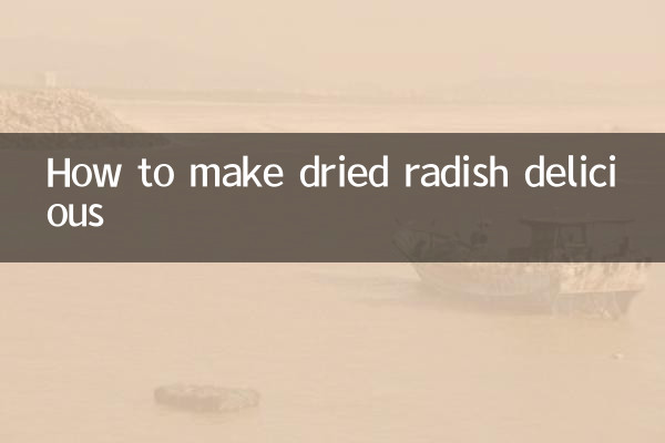 How to make dried radish delicious