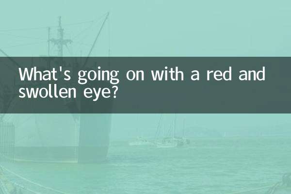 What's going on with a red and swollen eye?