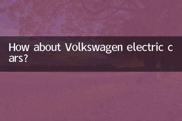 Wie wäre es mit Elektroautos von Volkswagen?