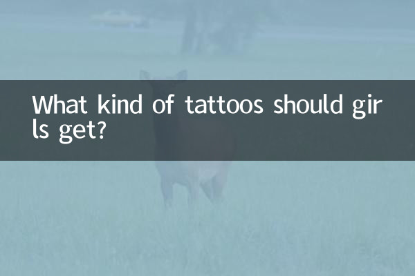 ¿Qué tipo de tatuajes deberían hacerse las chicas?