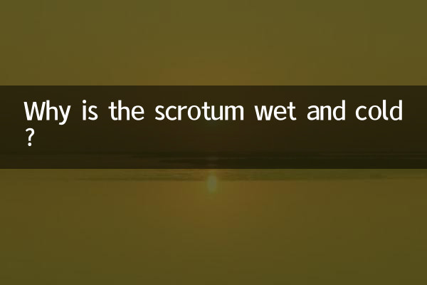 Warum ist der Hodensack nass und kalt?