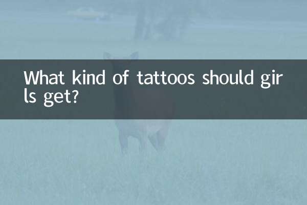 Quel genre de tatouages les filles devraient-elles avoir ?