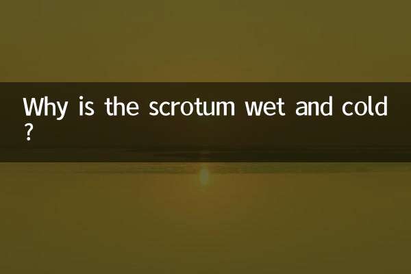 Warum ist der Hodensack nass und kalt?