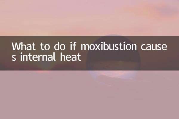 O que fazer se a moxabustão causar calor interno