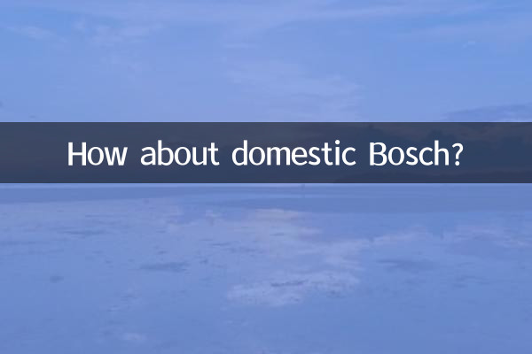 Wie wäre es mit heimischem Bosch?