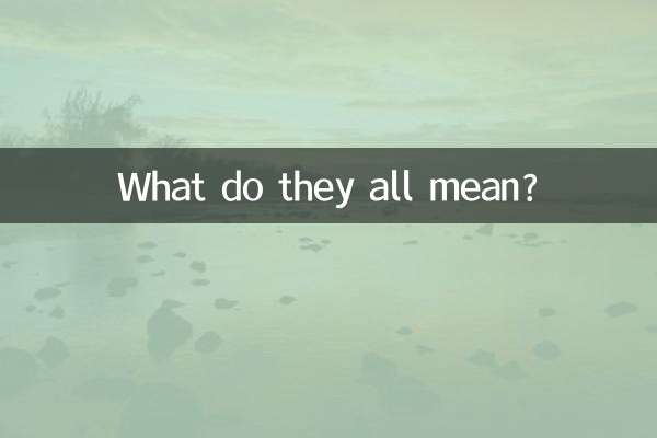 皆代表什麼意思