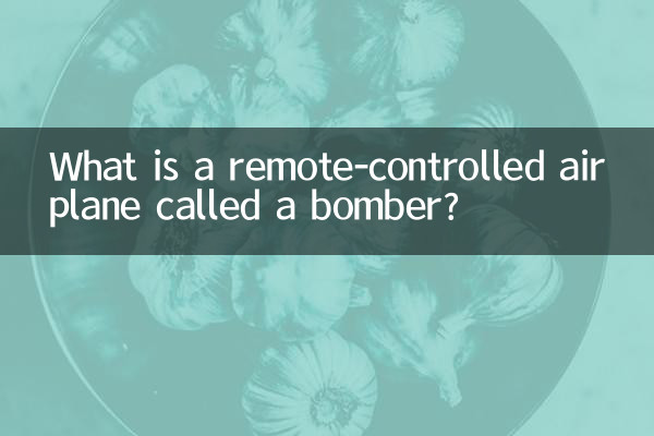 O que é um avião controlado remotamente chamado bombardeiro?
