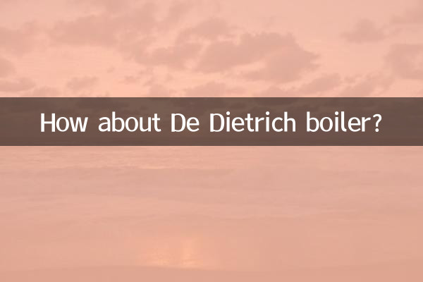 डी डिट्रिच बॉयलर के बारे में क्या ख्याल है?