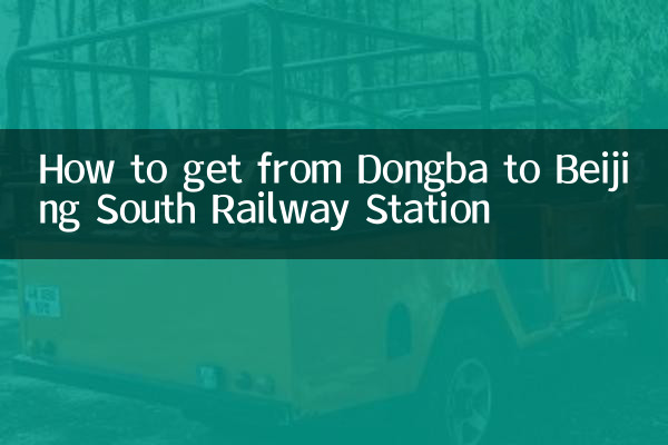 How to get from Dongba to Beijing South Railway Station