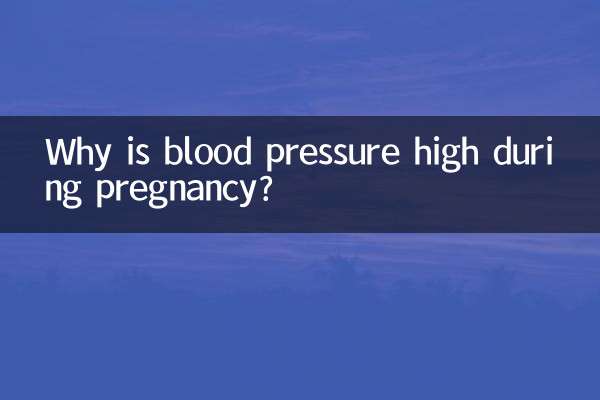 Почему повышается давление при беременности?