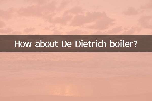 ماذا عن غلاية دي ديتريش؟