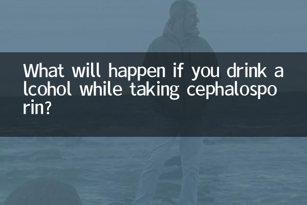 Was passiert, wenn Sie während der Einnahme von Cephalosporin Alkohol trinken?