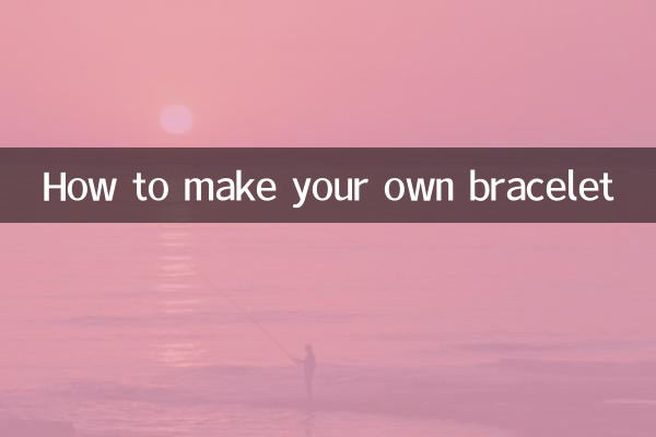 Como fazer sua própria pulseira
