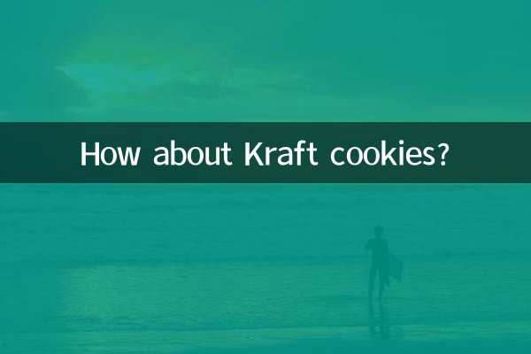 क्राफ्ट कुकीज़ के बारे में क्या ख्याल है?