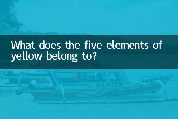 A cosa appartengono i cinque elementi del giallo?