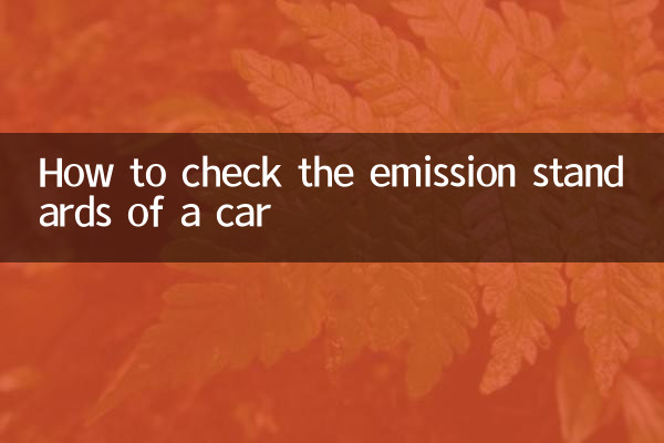 كيفية التحقق من معايير الانبعاثات للسيارة