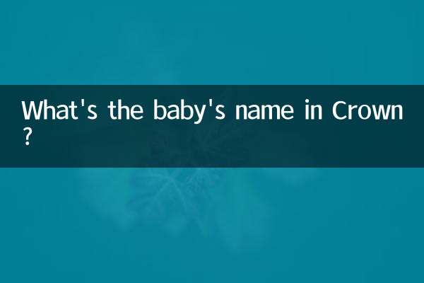 Come si chiama il bambino a Crown?