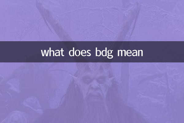 what does bdg mean