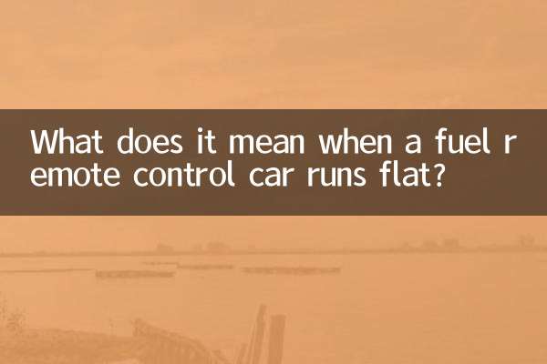 Cosa significa quando un'auto telecomandata a carburante funziona a vuoto?