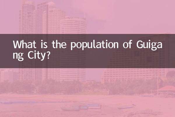 Quelle est la population de la ville de Guigang?
