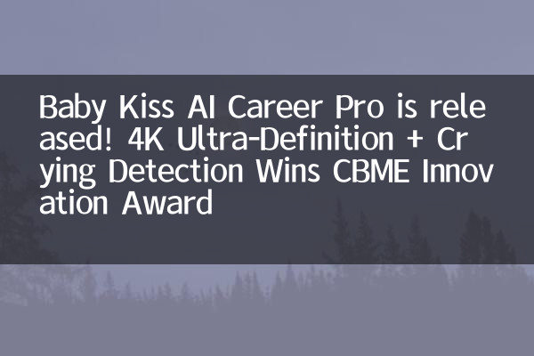 تم إصدار Baby Kiss Ai Career Pro! 4K Ultra-Definition + Crying Detection يفوز بجائزة الابتكار CBME
