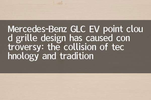 Mercedes-Benz GLC EV Point Cloud Grille Design вызвал противоречие: столкновение технологий и традиций