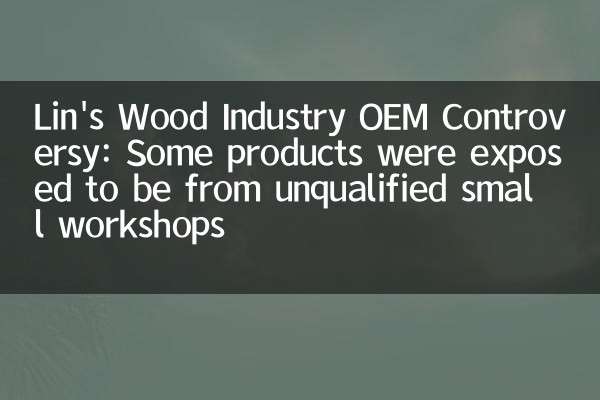 Lin's Wood Industry OEM الجدل: تعرض بعض المنتجات لتكون من ورش عمل صغيرة غير مؤهلة