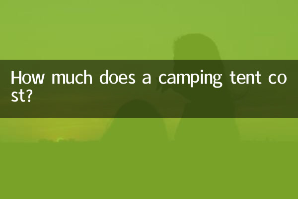 ¿Cuánto cuesta una carpa de campamento?