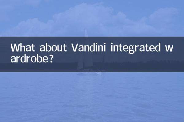 Qu’en est-il de l’armoire intégrée Vandini ?