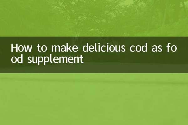 Cómo hacer un delicioso bacalao como complemento alimenticio