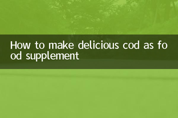 Cómo hacer un delicioso bacalao como complemento alimenticio