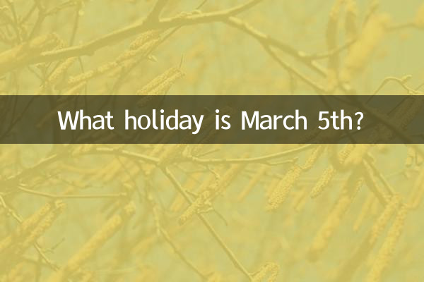 3月5日是什麼節日