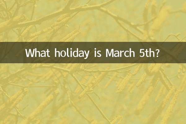3月5日是什麼節日