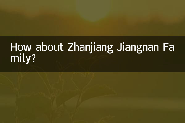 ¿Qué tal la familia Zhanjiang Jiangnan?