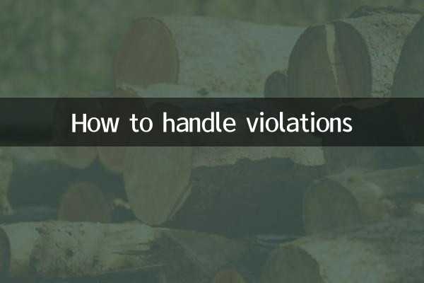 How to handle violations