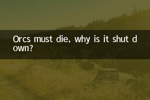Los orcos deben morir, ¿por qué está cerrado?