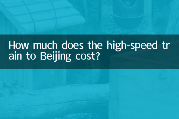How much does the high-speed train to Beijing cost?