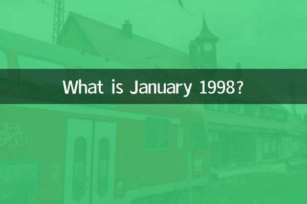1998年1月屬什麼