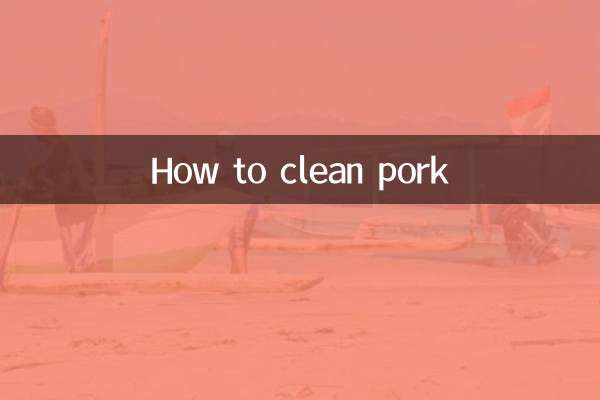 Cómo limpiar carne de cerdo